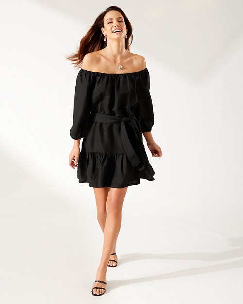 St. Lucia Off-The-Shoulder Tiered Dress
