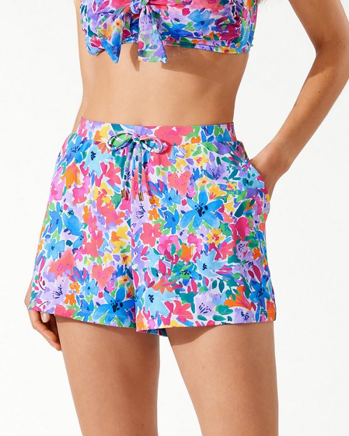 Watercolor Floral Shorts