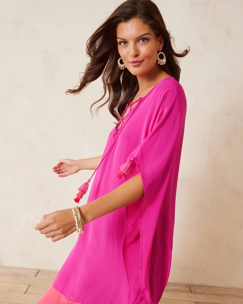 Colorblock Beach Caftan