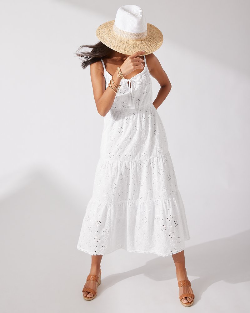 Harbour Eyelet Tiered Dress