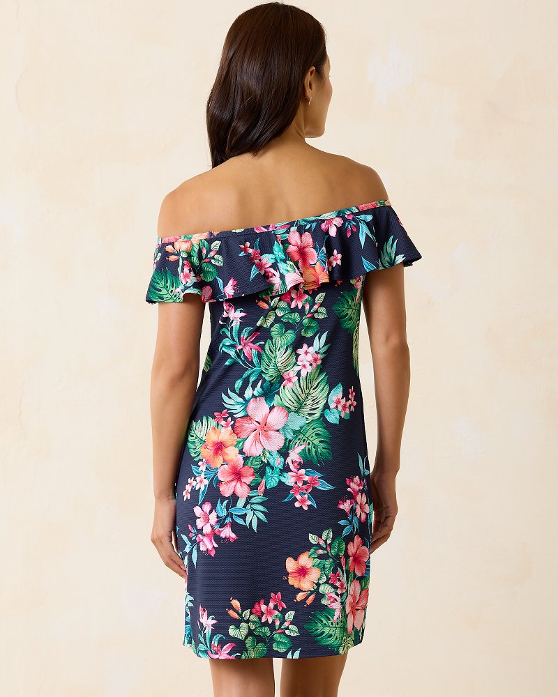 Island Cays Flora Off the Shoulder Spa Dress