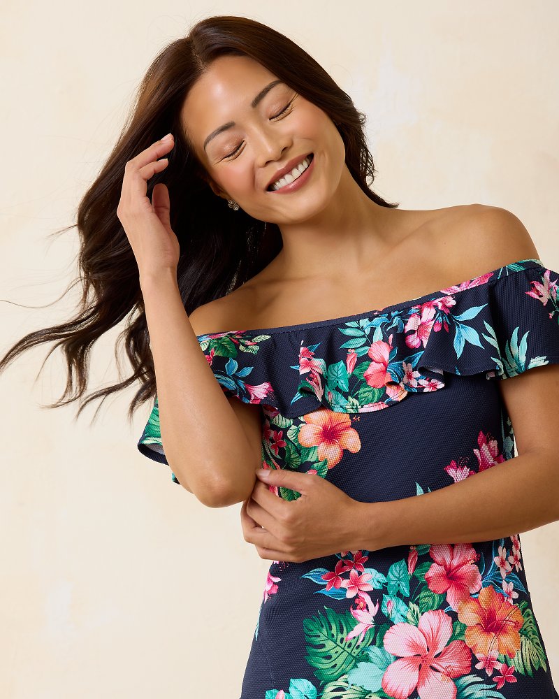 Island Cays Flora Off-the-Shoulder Spa Dress