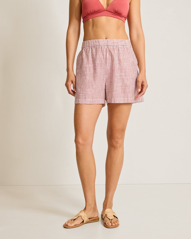 Shoreline Stripe Beach Shorts