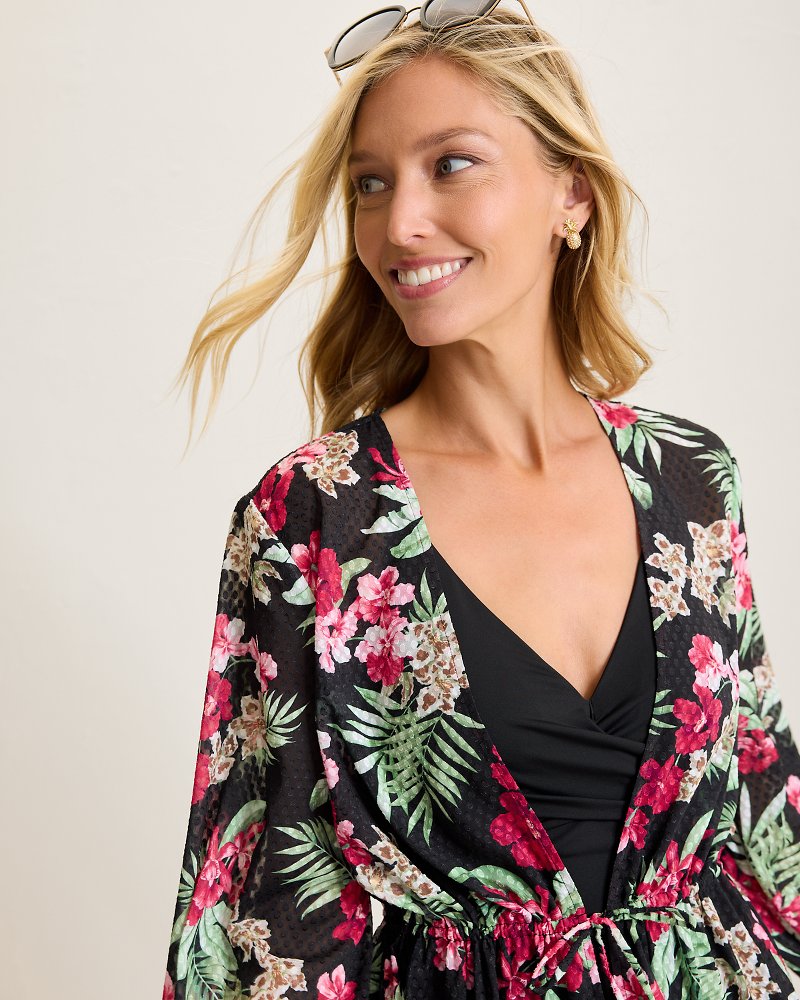 Thumbnail for Lily Cat Open Front Beach Tunic