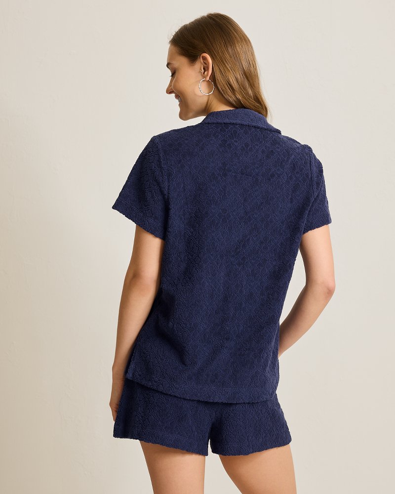 Thumbnail for Textured Terry Beach Shirt