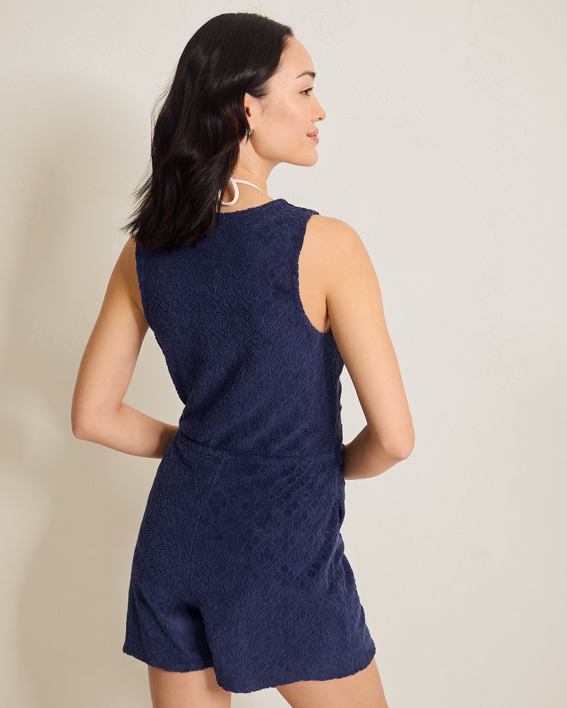 Thumbnail for Textured Terry Beach Romper