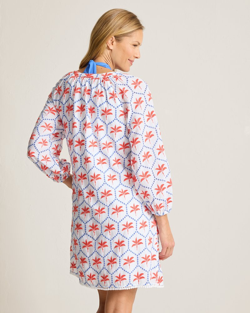 Thumbnail for Catalina Eyelet Cotton Coverup Dress