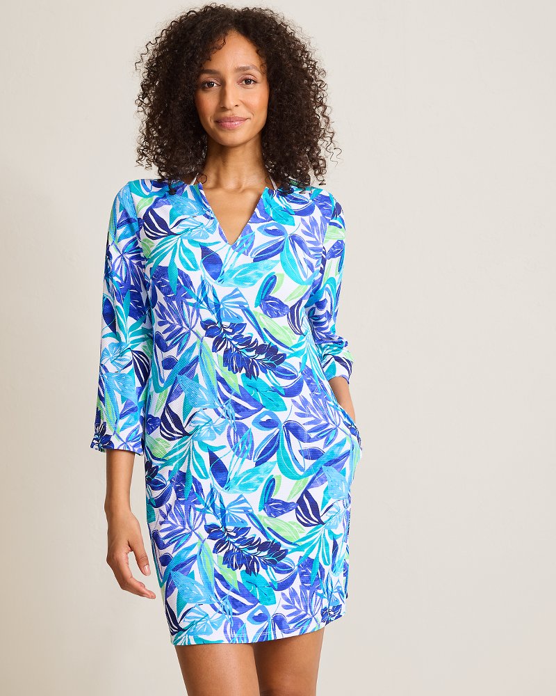 Island Cays Marina Flounce-Sleeve Spa Dress
