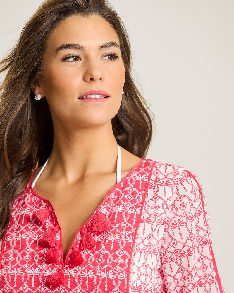 Thumbnail for Catalina Coast Palm Bonita Coverup Dress