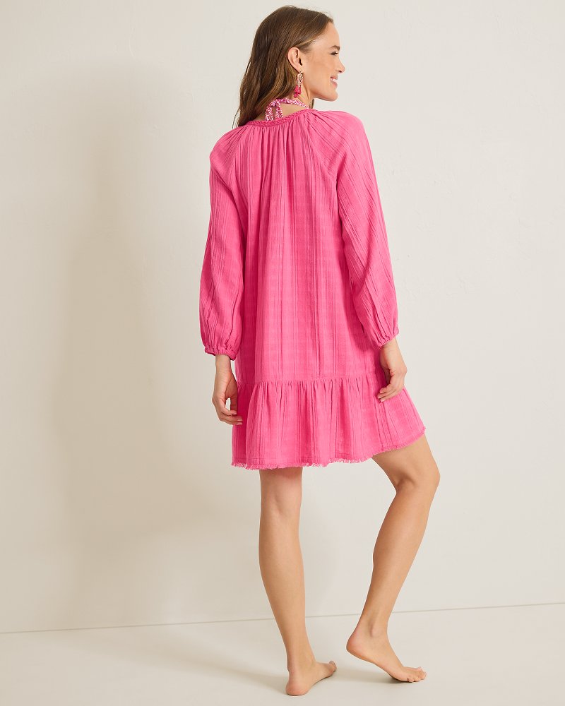 Thumbnail for Mykonos Gauze Coverup Dress