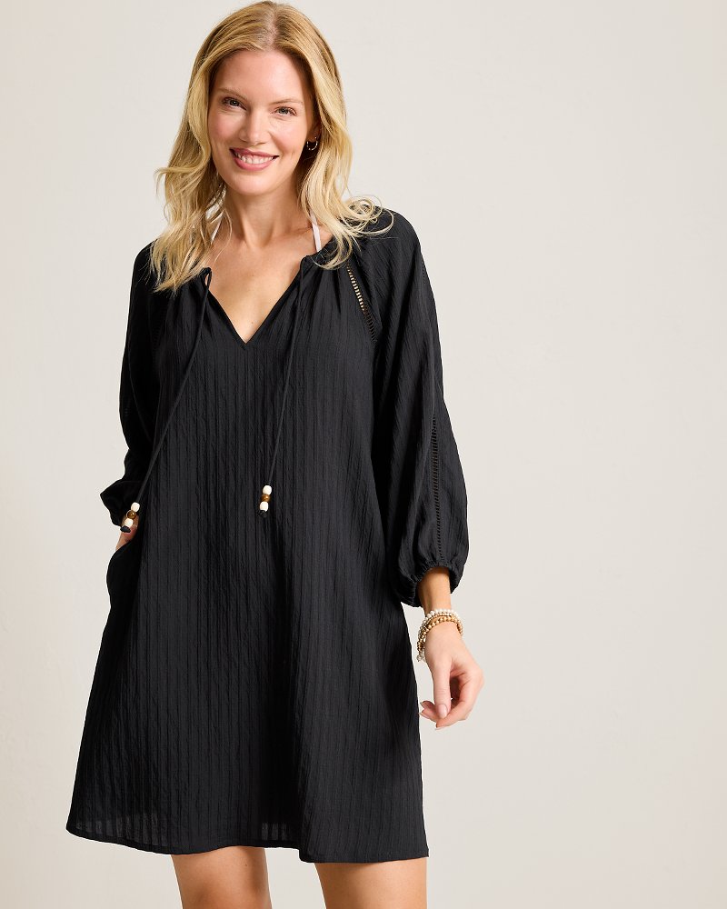 Woven Stripe Beach Tunic