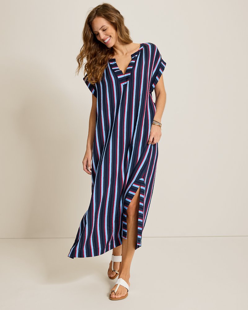 Deepsea Stripe Beach Caftan