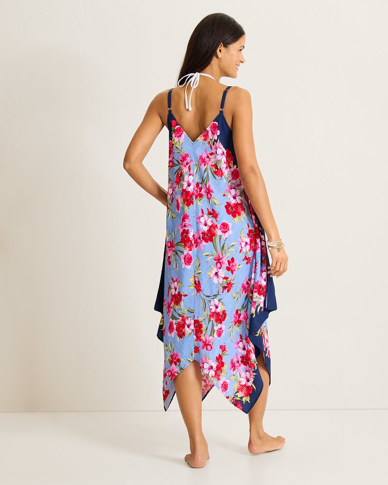 Chambray Beach Scarf Coverup Dress thumbnail 3
