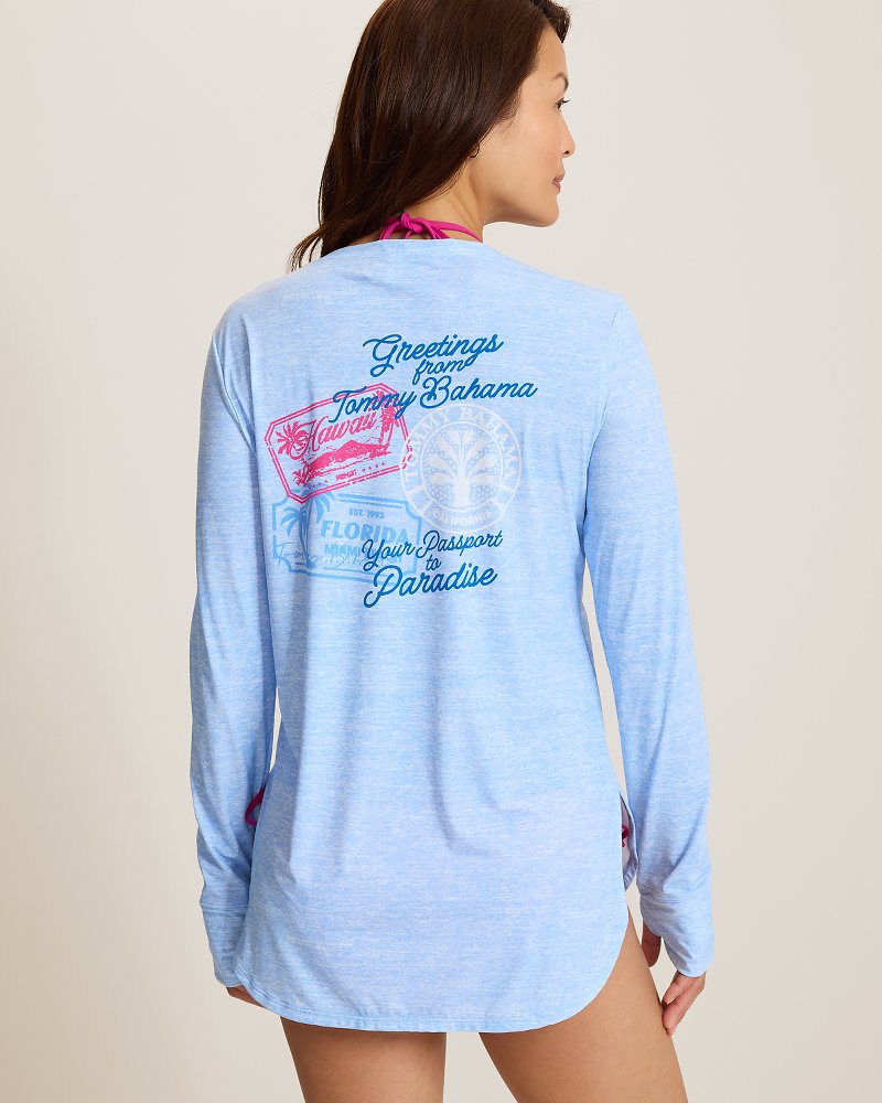 Destination Paradise Rash Guard