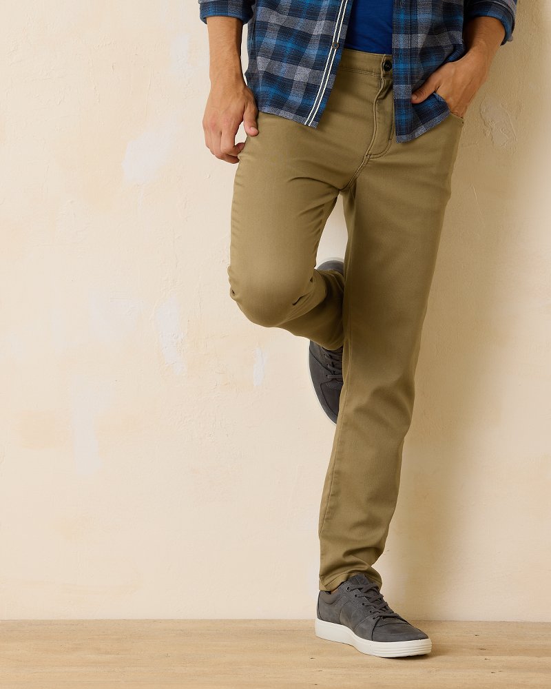 Harbor Point Brushed Cotton 5-Pocket Pants