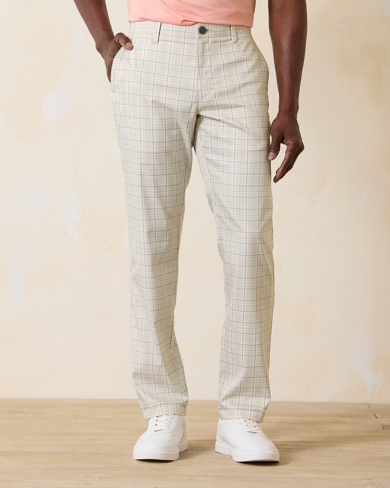 Fairway Plaid IslandZone® Flat-Front Pants