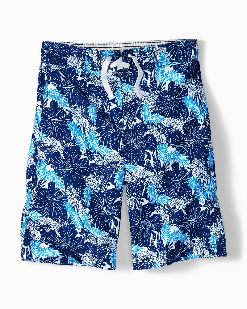 Big Boys’ Tropicollage Swim Trunks