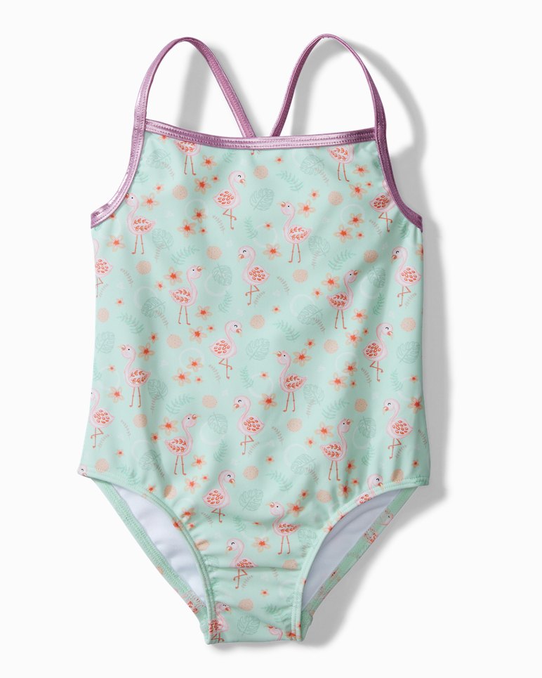Baby Flamingo Fun One-Piece Swimsuit