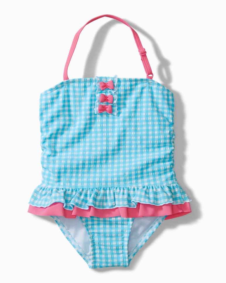 Baby Gingham One-Piece Swimsuit