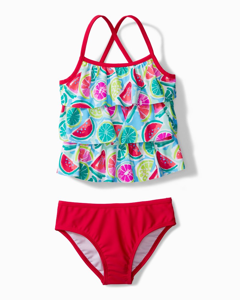 Toddler Mixed Fruit Tankini Swim Set