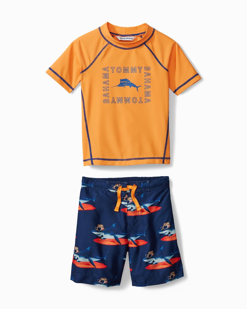  Tommy Bahama Boys 2-Piece Kids Clothing Set - Short