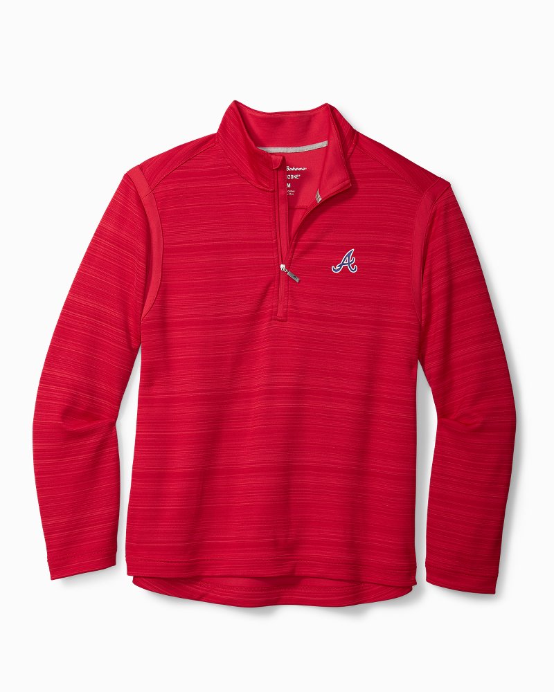 tommy bahama red sox half zip