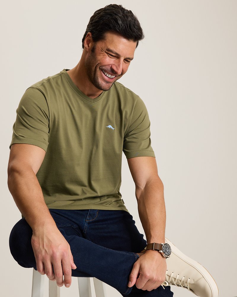 New Bali Skyline V-Neck T-Shirt thumbnail 5