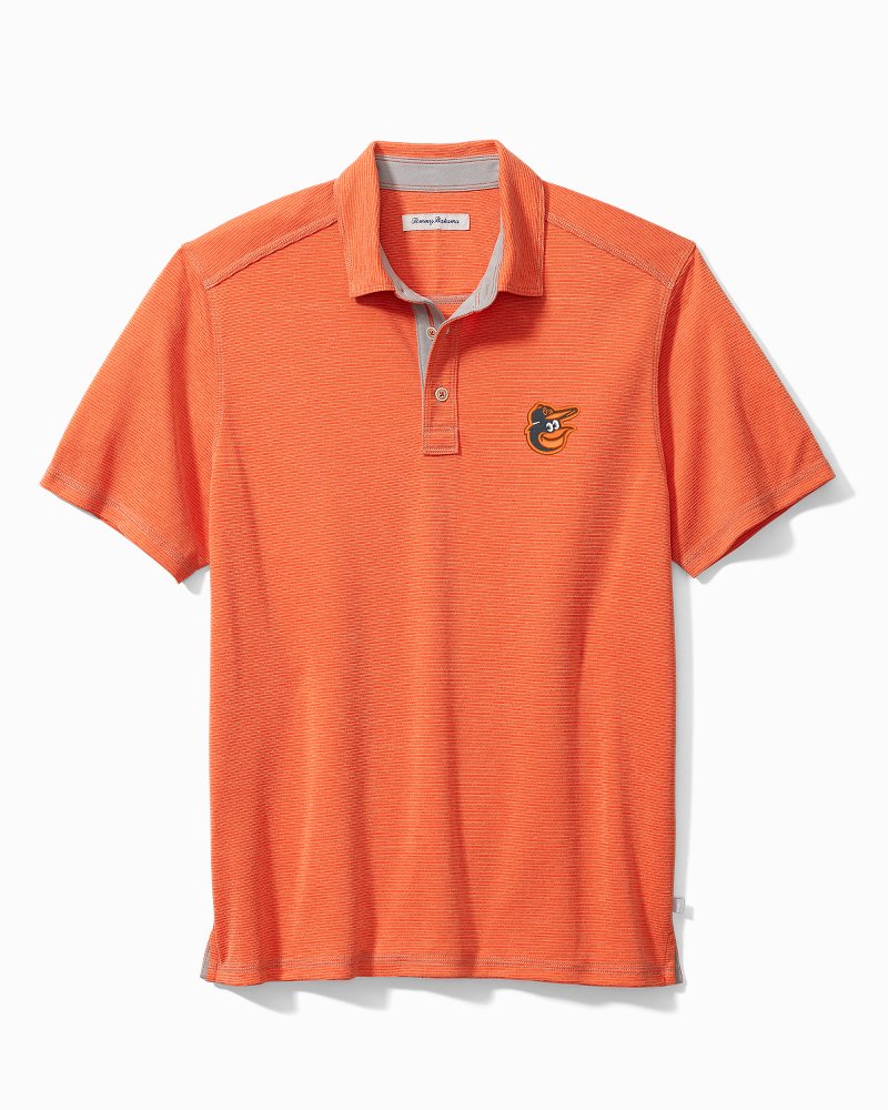 Baltimore Orioles Tommy Bahama Baseball Camp Button-Up Shirt - Cream