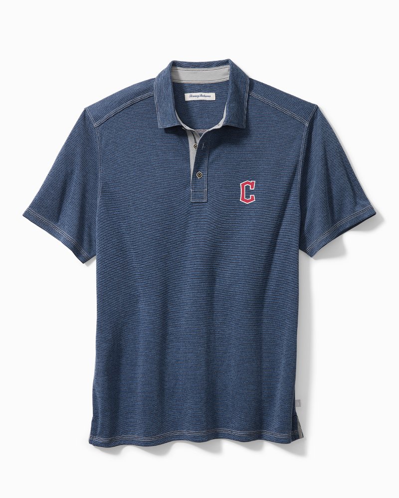 Cleveland Guardians Solid Youth Performance Jersey Polo, Youth MLB Apparel