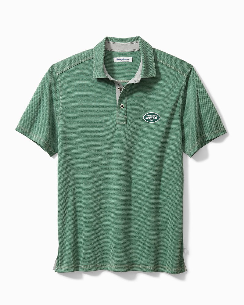 Men's Tommy Bahama White New York Jets Laces Out Billboard Long Sleeve T-Shirt Size: Small