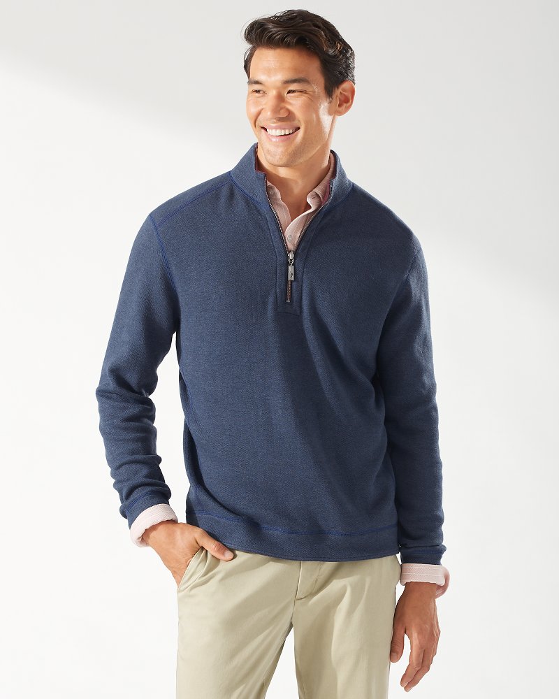 Tommy bahama clearance quarter zip sweater