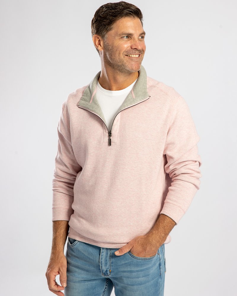 Tommy bahama sale half zip sweatshirt