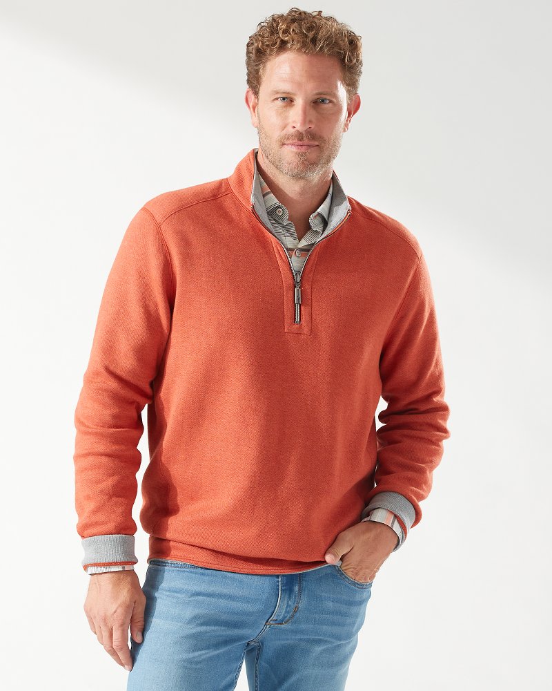 Tommy bahama store half zip sweater