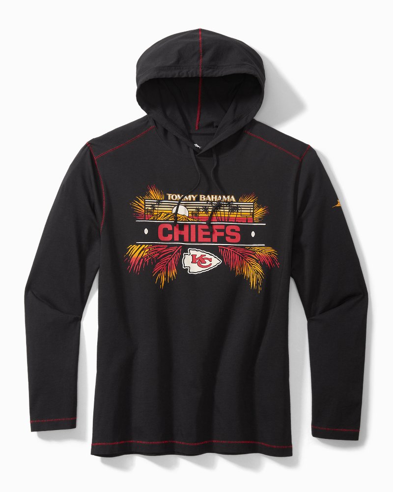 Nfl Kansas City Chiefs Tommy Bahama White Graffiti Touchdown Pullover  Hoodie