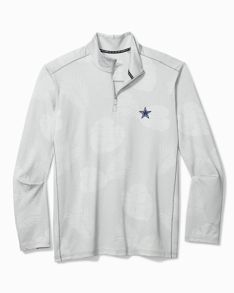 Dallas Cowboys Tommy Bahama Sport Tropical Touchdown Camp Button-Up Shirt -  Navy