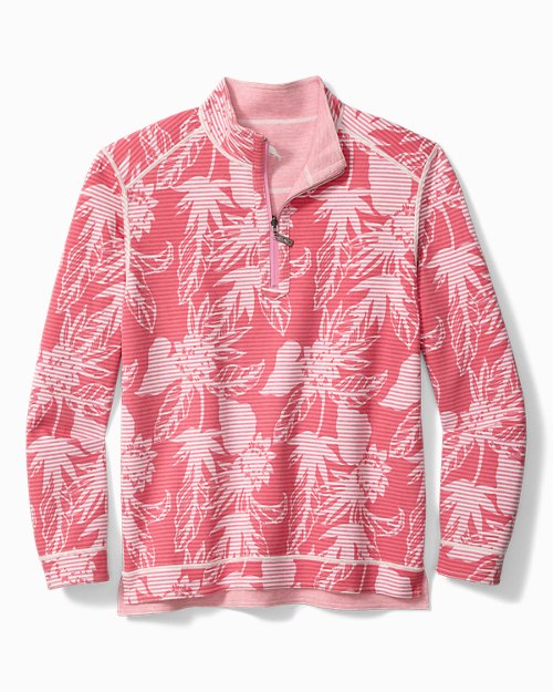 Costa Flora Reversible Half-Zip Sweatshirt