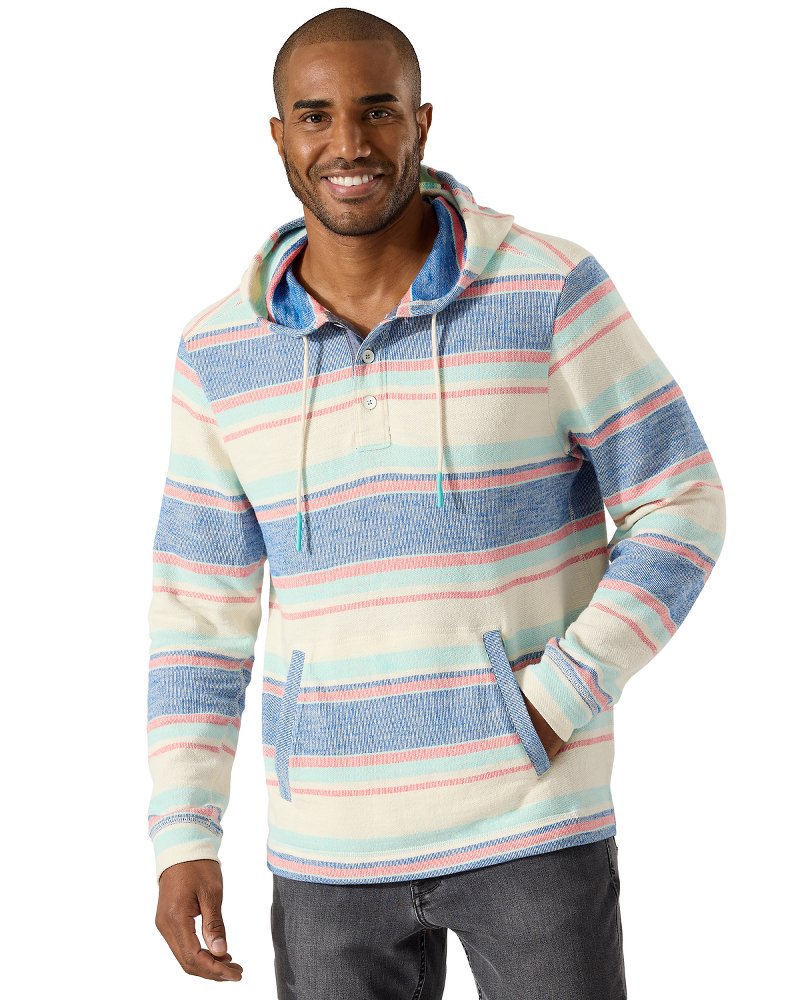 Cabana Coast Stripe Baja Hoodie