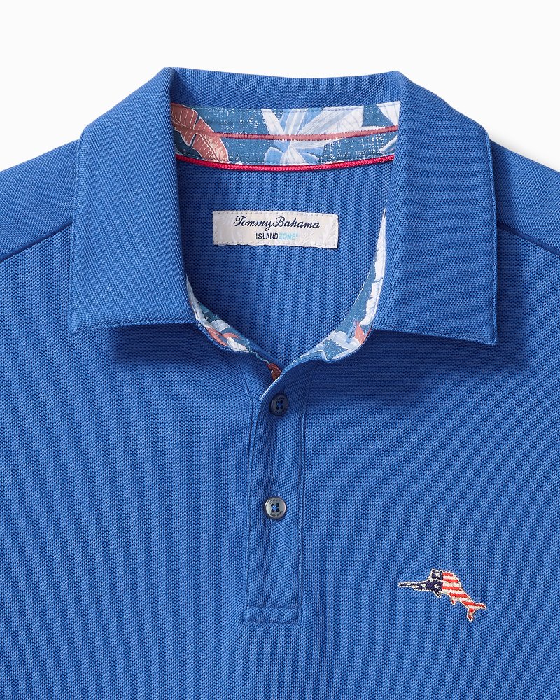 Men's Fiesta Fronds Five o'Clock IslandZone® Polo in Senorita – Tommy Bahama