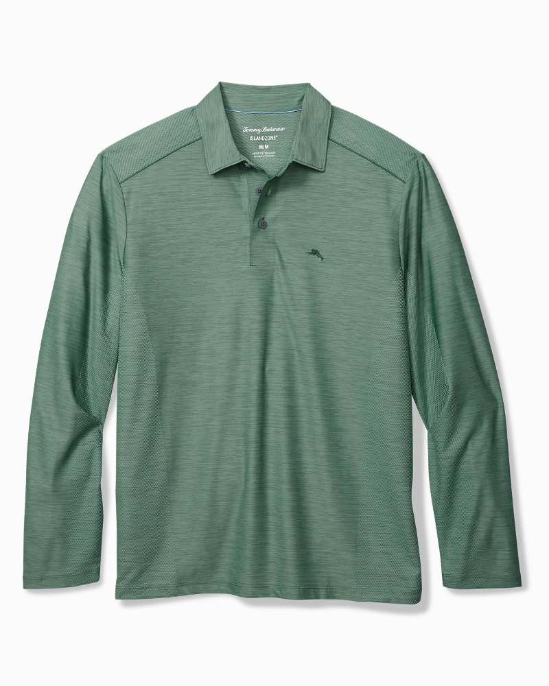 Tommy bahama emfielder 2025 long sleeve polo