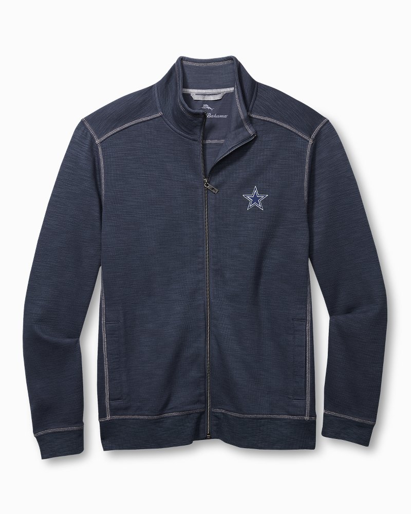 Men's Tommy Bahama White Dallas Cowboys Home Game Pullover Hoodie