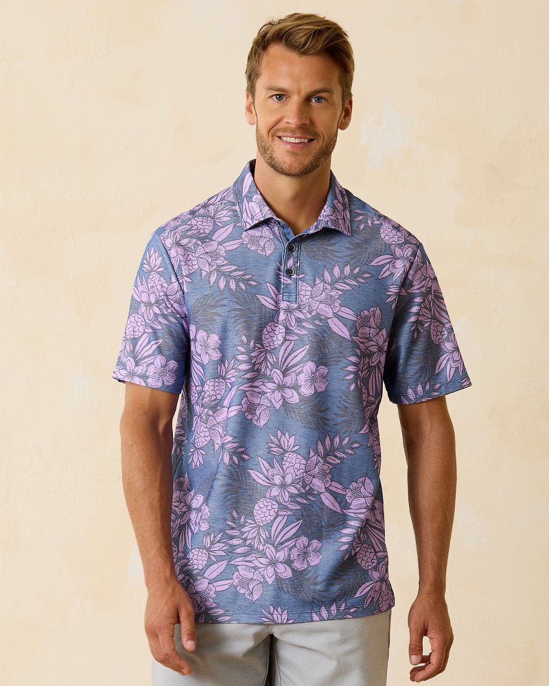 Tommy Bahama LT Sky Men's IslandZone Palm Coast Polo