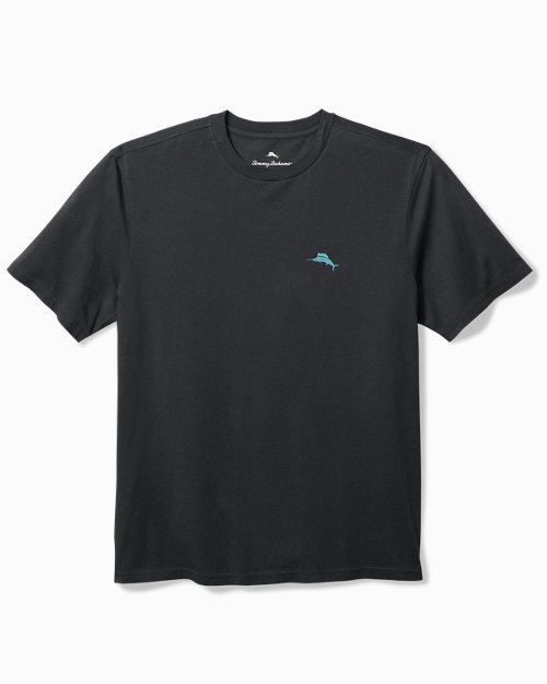 Florescent Fronds Marlin Graphic T-Shirt