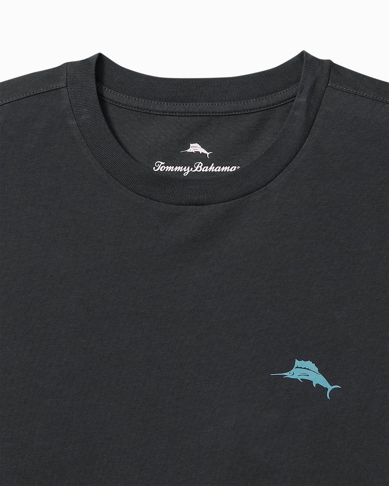 Florescent Fronds Marlin Graphic T-Shirt