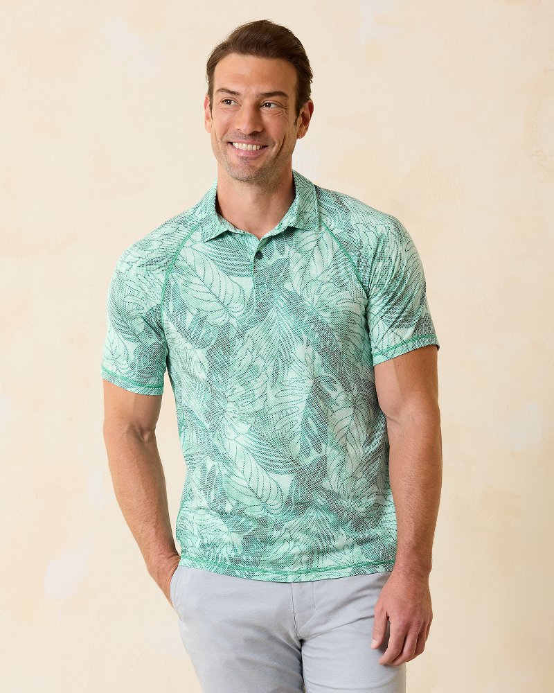 Men's Tie-Dyed Scrunch Sunday Best Golf Polo