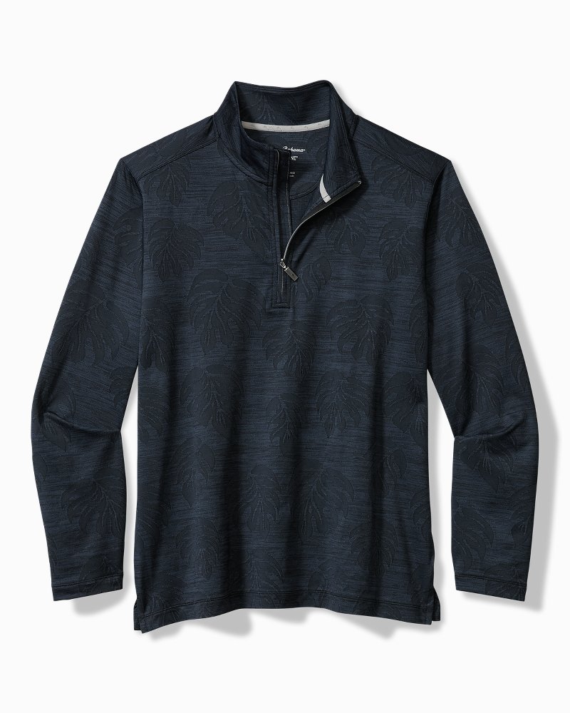 Thumbnail for Monstera Fade IslandZone® Half-Zip Sweatshirt
