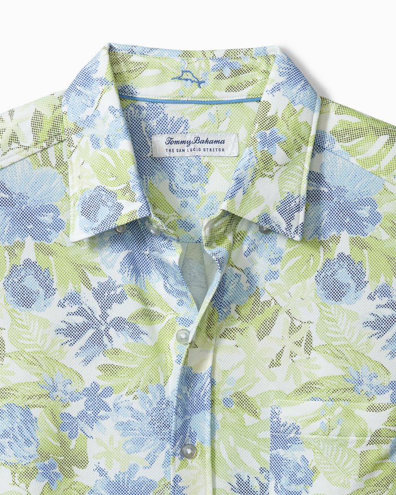 San Lucio Perfectly Paradise Knit Stretch Shirt