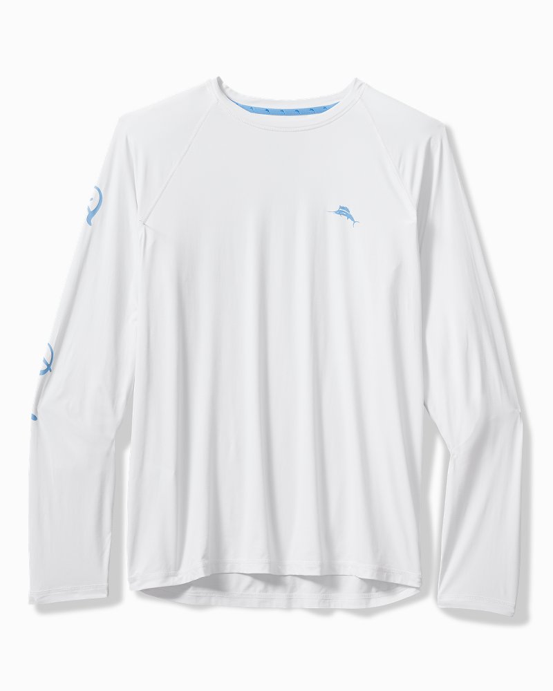 Reel Life Basic Wave UV Long Sleeve Performance T-Shirt - Small