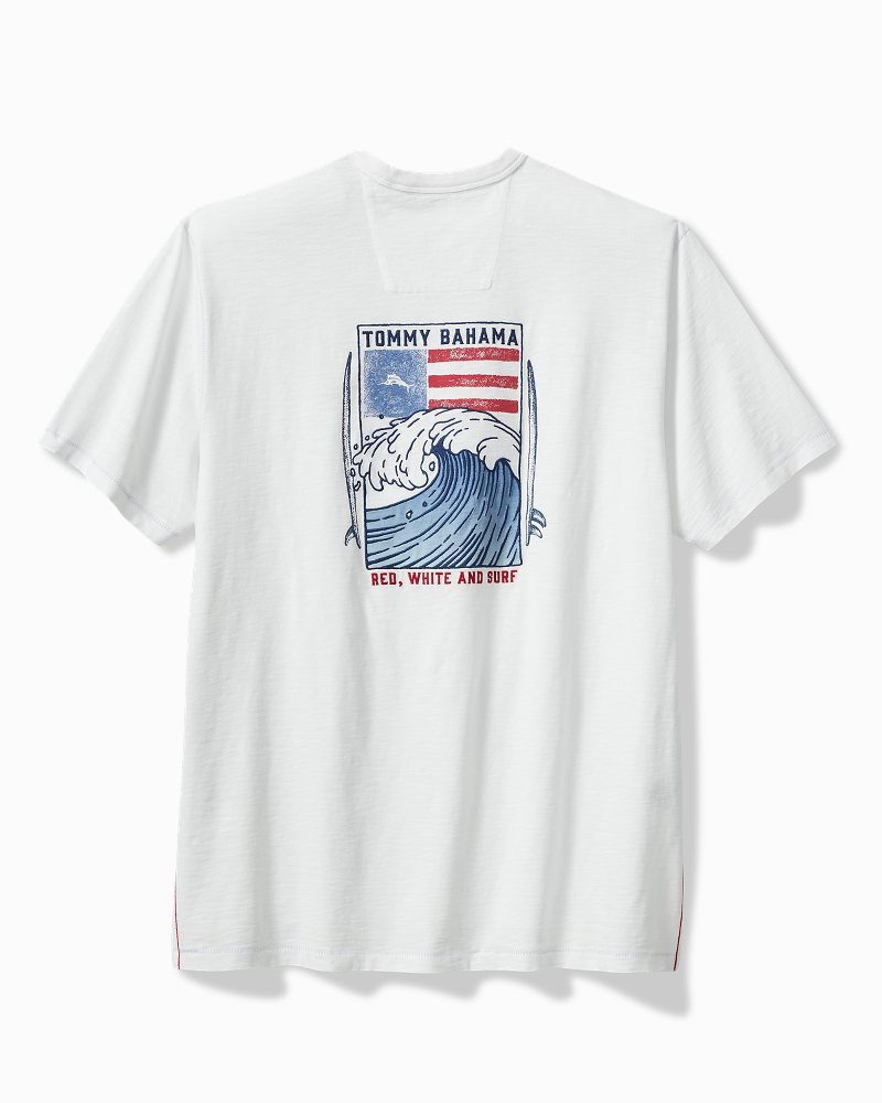 Red, White, and Surf Lux T-Shirt