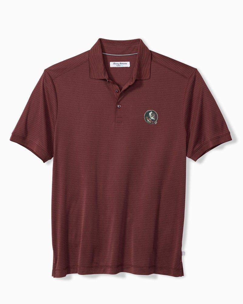 Collegiate Bay Stripe IslandZone Polo