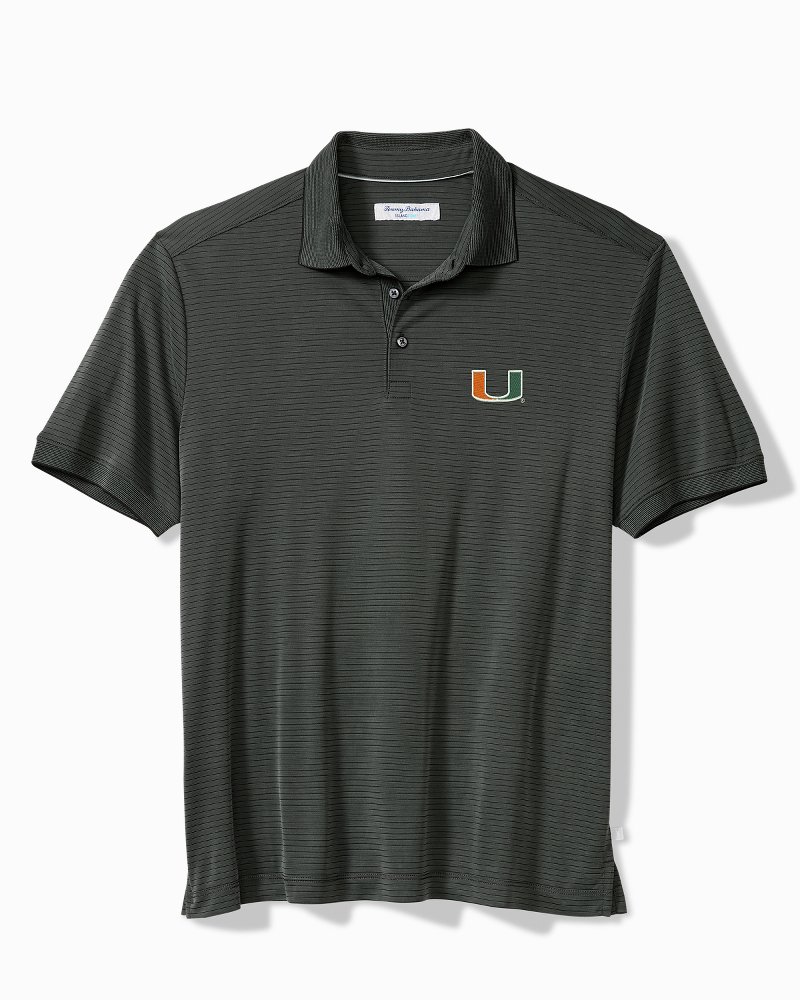 Collegiate Bay Stripe IslandZone Polo
